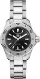 Tag Heuer Aquaracer Professional 200 Quartz Black Dial Silver Steel Strap Watch for Women - WBP1410.BA0622 Authentic Buy Shop Now