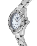 Tag Heuer Aquaracer Professional 200 Quartz Diamond Mother of Pearl Dial Silver Steel Strap Watch for Women - WBP1416.BA0622 Authentic Buy Shop Now