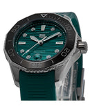 Tag Heuer Aquaracer Professional 300 Automatic Diamonds Green Dial Green Rubber Strap Watch for Women - WBP231G.FT6226 Authentic Buy Shop Now