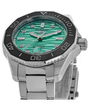 Tag Heuer Aquaracer Professional 300 Automatic Diamonds Green Dial Silver Steel Strap Watch for Women - WBP231K.BA0618 Authentic Buy Shop Now