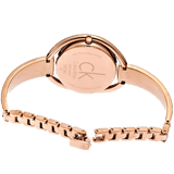 Calvin Klein Impetuos Silver Dial Rose Gold Steel Strap Watch for Women - K4F2N616 Authentic Buy Shop Now