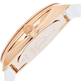 Calvin Klein Accent Silver Dial White Leather Strap Watch for Women - K2Y216K6 Authentic Buy Shop Now