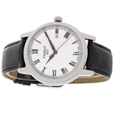 Tissot T Classic Carson White Dial Black Leather Strap Watch for Men - T085.410.16.013.00 Authentic Buy Shop Now