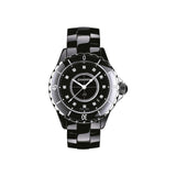 Chanel J12 Quartz Diamonds Black Dial Black Steel Strap Watch for Women - J12 H1625 Authentic Buy Shop Now