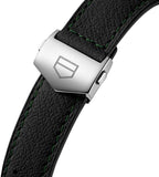 Tag Heuer Formula 1 Calibre 16 Automatic Chronograph Green Dial Black Leather Strap Watch for Men - CAZ2016.FC6473 Authentic Buy Shop Now