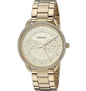 Fossil Tailor Gold Dial Gold Steel Strap Watch for Women - ES4263 Authentic Buy Shop Now