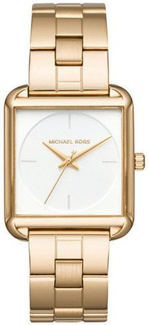 Michael Kors Lake Quartz White Dial Gold Steel Strap Watch For Women - MK3644 Authentic Buy Shop Now