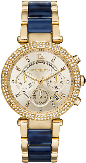 Michael Kors Parker Gold Dial Two Tone Steel Strap Watch for Women - MK6238 Authentic Buy Shop Now
