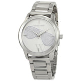 Michael Kors Harman Analog Silver Dial Silver Steel Strap Watch For Women - MK3672 Authentic Buy Shop Now