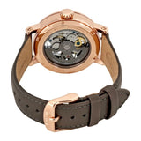 Fossil Boyfriend Automatic Skeleton Grey Dial Grey Leather Strap Watch for Women - ME3089 Authentic Buy Shop Now