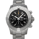 Breitling Avenger Chronograph 45mm Black Dial Silver Steel Strap Watch for Men - A13317101B1A1 Authentic Buy Shop Now