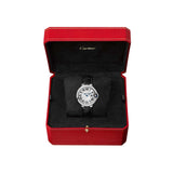 Cartier Ballon Bleu De Cartier Silver Dial Black Leather Strap Watch for Women - WSBB0034 Authentic Buy Shop Now