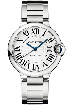 Cartier Ballon Bleu De Cartier Silver Dial Silver Steel Strap Watch for Women - WSBB0048 Authentic Buy Shop Now