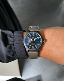 IWC Pilot’s Watch Mark XVIII Top Gun Edition “SFTI” Black Dial Green Nylon Strap Watch for Men - IW324712 Authentic Buy Shop Now