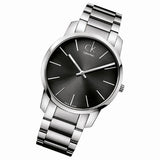 Calvin Klein City Black Dial Silver Steel Strap Watch for Men - K2G21161 Authentic Buy Shop Now