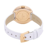 Swarovski Crystalline Pure White Dial White Leather Strap Watch for Women - 5376083 Authentic Buy Shop Now
