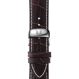 Tissot T Classic Tradition Chronograph White Dial Brown Leather Strap Watch For Men - T063.617.16.037.00 Authentic Buy Shop Now