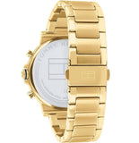 Tommy Hilfiger Daniel White Dial Gold Steel Strap Watch for Men - 1710415 Authentic Buy Shop Now