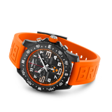 Breitling Endurance Pro Princeton University Edition Black Dial Orange Rubber Strap Watch for Men - X823104C1B1S1 Authentic Buy Shop Now