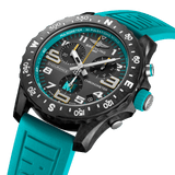 Breitling Endurance Pro Ironman 70.3 World Championship Grey Dial Turquoise Rubber Strap Watch for Men - X823105C1M1S1 Authentic Buy Shop Now
