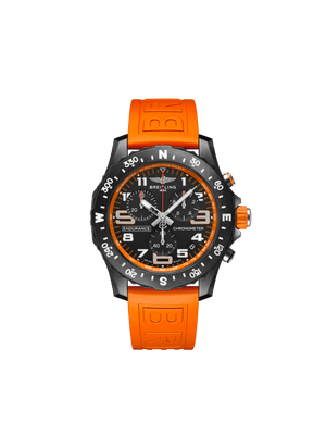 Breitling Endurance Pro Black Dial Orange Rubber Strap Watch for Men - X82310A51B1S1 Authentic Buy Shop Now