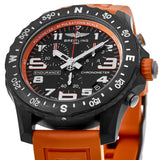 Breitling Endurance Pro Black Dial Orange Rubber Strap Watch for Men - X82310A51B1S1 Authentic Buy Shop Now