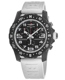 Breitling Endurance Pro Black Dial White Rubber Strap Watch for Men - X82310A71B1S1 Authentic Buy Shop Now
