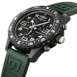 Breitling Endurance Pro Black Dial Green Rubber Strap Watch for Men - X82310D31B1S1 Authentic Buy Shop Now