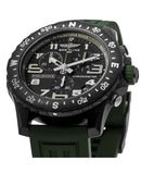 Breitling Endurance Pro Black Dial Green Rubber Strap Watch for Men - X82310D31B1S1 Authentic Buy Shop Now