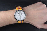 Tissot Quickster Chronograph NBA LA Lakers White Dial Yellow NATO Strap Watch for Men - T095.417.17.037.05 Authentic Buy Shop Now