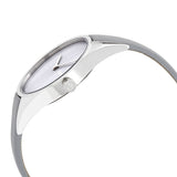 Calvin Klein Rebel Grey Dial Grey Leather Strap Watch for Women - K8P231Q4 Authentic Buy Shop Now