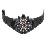Tag Heuer Carrera Chronograph Steel & Ceramic Black Dial Black Rubber Strap Watch for Men - CBG2090.FT6145 Authentic Buy Shop Now