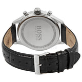 Hugo Boss Companion Black Dial Black Leather Strap Watch for Men - 1513543 Authentic Buy Shop Now