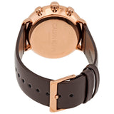 Calvin Klein High Noon Silver Dial Brown Leather Strap Watch for Men - K8M276G6 Authentic Buy Shop Now