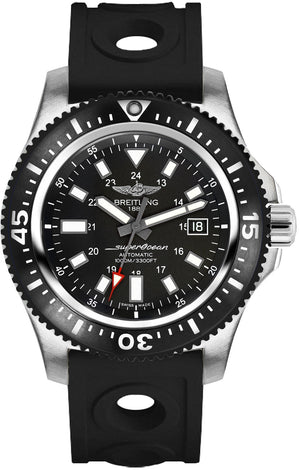 Breitling Superocean 44mm Special Volcano Black Dial Black Rubber Strap Watch for Men - Y1739310/BF45/227S/A20SS.1 Authentic Buy Shop Now