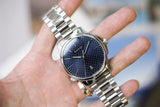 Gucci G Timeless Blue Dial Silver Steel Strap Watch For Men - YA126316 Authentic Buy Shop Now