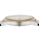 Gucci G Timeless Automatic Silver Dial Beige Leather Strap Watch For Men - YA126348 Authentic Buy Shop Now