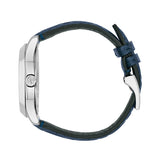 Gucci G Timeless Quartz Blue Dial Blue Leather Strap Watch For Men - YA1264032 Authentic Buy Shop Now