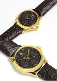 Gucci G Timeless Quartz Brown Dial Brown Leather Strap Watch for Men - YA1264035 Authentic Buy Shop Now