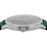 Gucci G-Timeless Green Mother of Pearl Dial Green Leather Strap Watch For Women - YA126585 Authentic Buy Shop Now