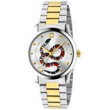 Gucci G Timeless Quartz Silver Dial Silver Steel Strap Watch For Women - YA1264075 Authentic Buy Shop Now