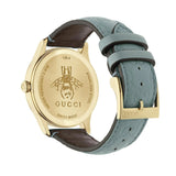 Gucci G Timeless Quartz Blue Dial Blue Leather Strap Watch For Men - YA1264097 Authentic Buy Shop Now