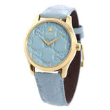 Gucci G Timeless Quartz Blue Dial Blue Leather Strap Watch For Men - YA1264097 Authentic Buy Shop Now