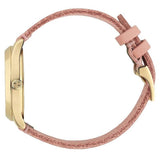 Gucci G Timeless Quartz Pink Dial Three Tone Leather Strap Watch For Women - YA1264118 Authentic Buy Shop Now