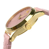 Gucci G Timeless Quartz Pink Dial Pink Leather Strap Watch For Women - YA1265005 Authentic Buy Shop Now