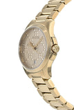 Gucci G Timeless Gold Dial Gold Steel Strap Watch For Women - YA126553 Authentic Buy Shop Now