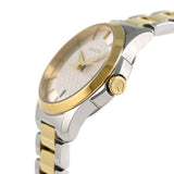 Gucci G Timeless Silver Dial Two Tone Steel Strap Watch For Women - YA126563 Authentic Buy Shop Now