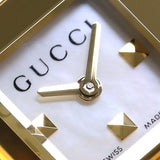 Gucci G Frame White Dial Red Leather Strap Watch For Women - YA128524 Authentic Buy Shop Now