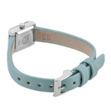 Gucci G-Frame Pastel Blue Mother of Pearl Dial Blue Leather Strap Watch For Women - YA128531 Authentic Buy Shop Now
