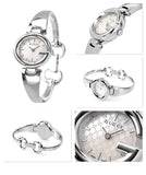 Gucci Guccissima Quartz Silver Dial Silver Steel Strap Watch For Women - YA134511 Authentic Buy Shop Now